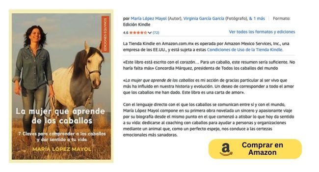 La mujer que aprende de los caballos