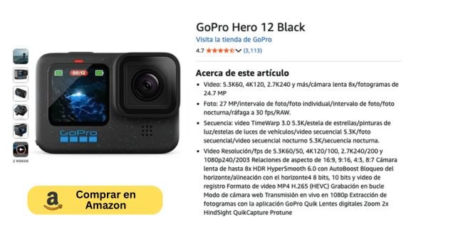 Go pro hero 12 black