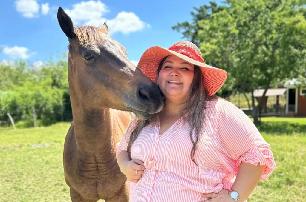 Laura Novelo Medina, experta en coaching con caballos